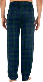 img 1 attached to Cozy Flannel Fleece Sleepwear for Men - Medium Size