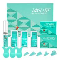 👁️ upgraded version lash lift kit with keratin, professional curling eyelash perm set for salon and home - semi-permanent lash extensions & lamination (individual packaging) logo