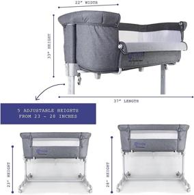 img 2 attached to 🛏️ Gray OPTIMISK Bedside Sleeper for Enhanced SEO