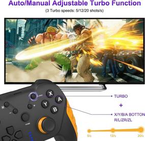 img 3 attached to 🎮 Enhanced Wireless Switch Controller with Turbo, Motion Control, Vibration, and More - Perfect Switch Pro Controller Alternative for Nintendo Switch/Lite/OLED - Extra Remote Game Controllers for Video Games