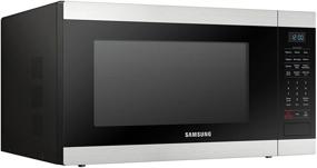 img 3 attached to Samsung MS19M8000AS/AA Large Capacity Stainless Steel 🍕 Countertop Microwave Oven with Sensor and Ceramic Enamel Interior