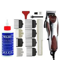 ✂️ efficient wahl professional 5-star magic clip #8451: ideal choice for barbers and stylists – zero overlap blades, adjustable taper &amp; texture settings, complete with clipper oil logo