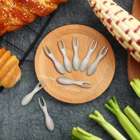 img 3 attached to 🌽 25-Piece Stainless Steel Corn Holders Skewers with Handles for Home Cooking and BBQ