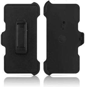 img 1 attached to 📲 2 Pack Eeejumpe Replacement Belt Clip Holster for Apple iPhone 6/6S/7/8 Otterbox Defender Case (4.7-Inch)