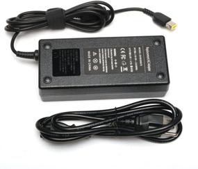 img 3 attached to 🔌 Зарядное устройство-адаптер для замены квадратного блока питания для Lenovo IdeaPad Y700, Y40-70, Y50-70, Y70-70, Z710 и ThinkPad T440P, T450P, T460P, T470P, T530, T540, T540P, T560, W510, W540, P50 - 135W 20V 6.75A AC Adapter (ADL135NDC3A)