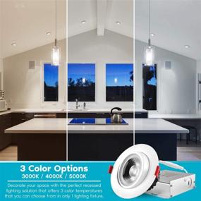 img 3 attached to 🔦 Versatile Adjustable Recessed Lighting: Choose Your Ideal Industrial Electrical Downlight