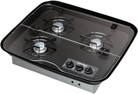 img 1 attached to 🍳 Enhance Your Kitchen with Suburban 2990A Glass Cooktop Cover - 3 Burner in Black