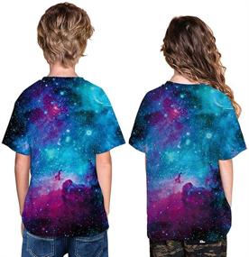 img 2 attached to SAYM Galaxy Moisture Wicking Boys Shirts: Stylish and Sweat-free Clothing