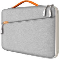 📚 jetech 13.3-inch laptop sleeve - waterproof macbook case with portable handle logo