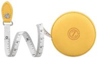 📏 versatile sewing tape measure – 60 inch/1.5m dual-sided retractable ruler for tailoring, medical use & dieting (yellow, 1 pack) logo