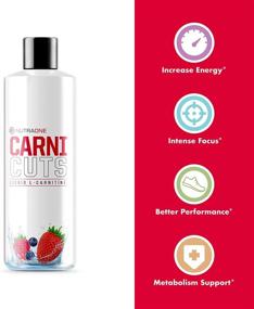img 2 attached to 🍇 Carnicuts L-Carnitine Liquid Supplement: NutraOne Weight Management Aid, Stimulant-Free Metabolism Booster (Berry Blast - 32 Servings)