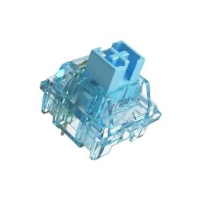 img 3 attached to 🔵 EPOMAKER AKKO CS Jelly Blue Tactile Switch Set - 45 Pieces, 3 Pin Switch, for Mechanical Gaming Keyboards