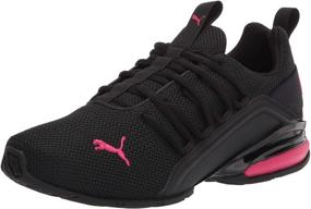 img 4 attached to 👟 Кроссовки для бега PUMA Women's Axelion в черном и розовом цветах