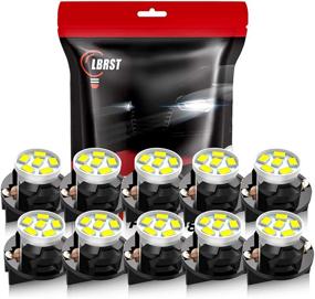 img 4 attached to LBRST T10 LED Dash Light Bulbs White 🔆 194 168 - Enhanced Brightness Instrument Indicator Lights (10 Pack)