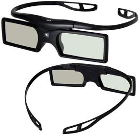 img 3 attached to 👓 Sintron 2X 3D RF Glasses: Enhance Your 3D TV Experience with Compatible Eyewear for Sony, Panasonic, and Samsung (2 Pairs)