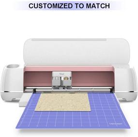 img 2 attached to 🔪 Vansdart Cricut Strong Grip Cutting Mat (12"x12") - 3 Пакет фиолетовый, идеально подходит для ремесел, пэчворка, шитья и всех видов искусства - совместим с Cricut Explore One/Air/Air 2/Maker.