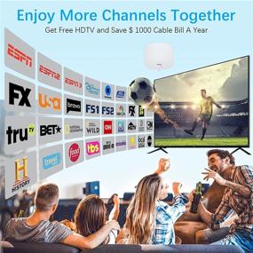 img 3 attached to 📡 Enhance Your TV Experience with Twshouse TV Antenna: Indoor Digital HDTV Antenna for Smart TV with Long Range, 4K 1080p Support, Amplifier Signal Booster, VHF UHF Signal Coaxial Cable