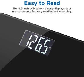 img 3 attached to 🔢 Etekcity Ultra Wide Platform High Precision Digital Bathroom Scale with Easy-to-Read Backlit LCD, Supports up to 440 Pounds