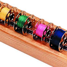 img 1 attached to 🧵 Timeless Wooden Magnetic Bobbin Holder: Perfect for Sewing Enthusiasts