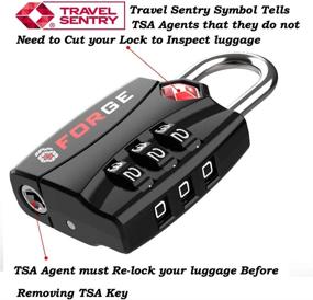 img 3 attached to 🔒 TSA Lock Pack Indicator: Essential Travel Accessory for Luggage Security