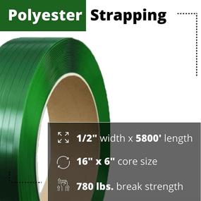 img 3 attached to IDL Packaging Polyester Strapping PET12 25 5800