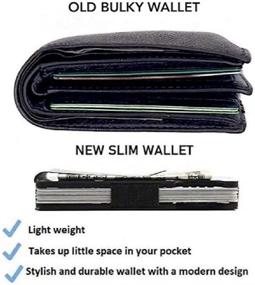 img 1 attached to 💼 Streamlined Carbon Wallet: Perfect for Minimalist Men's Accessories