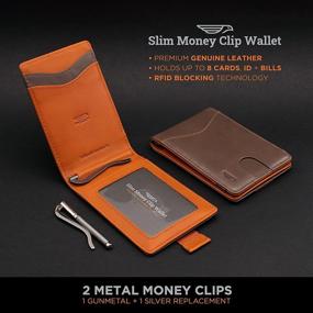 img 2 attached to 💼 POCKT Slim Wallet Money Clip: Enhancing Men's Wallets, Card Cases & Money Organizers