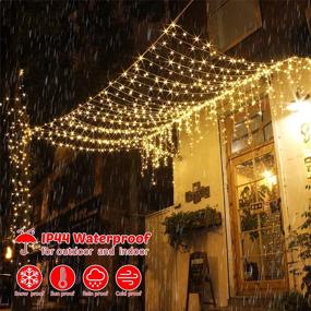 img 1 attached to Christmas Lights Outdoor Decorations String Light 108FT 300 LED Waterproof Fairy Lights For Indoor Christmas Tree Xmas Tree Wedding Party Home Garden Holiday Decorations Green Wire(Warm White)