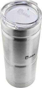 img 2 attached to 🥤 Bubba Envy S Vacuum-Insulated Stainless Steel Tumbler 24 oz. Clear Lid - Premium Cold Drink Container with Straw