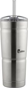 img 4 attached to 🥤 Bubba Envy S Vacuum-Insulated Stainless Steel Tumbler 24 oz. Clear Lid - Premium Cold Drink Container with Straw