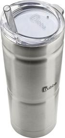 img 3 attached to 🥤 Bubba Envy S Vacuum-Insulated Stainless Steel Tumbler 24 oz. Clear Lid - Premium Cold Drink Container with Straw