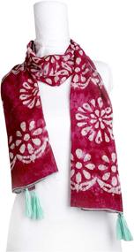 img 1 attached to Metis Lightweight Cotton Scarf for Women & Men, Extra Long Infinity Head Scarfs