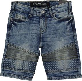 img 2 attached to RAY Shorts Stretch Washed Distressed Boys' Clothing and Shorts