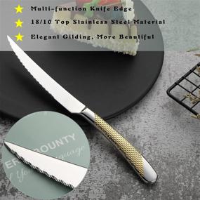 img 3 attached to 🍽️ VANDBAO Stainless Steel Silverware: Premium Tableware for Effortless Dishwashing