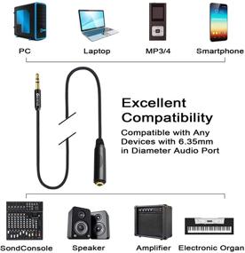 img 2 attached to Devinal Headphone Mini Jack Converter Connector