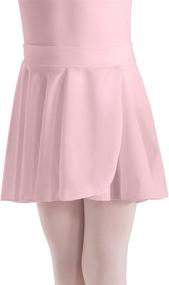 img 3 attached to 👗 Stylish Motionwear Mock Wrap Pull On Waist Crepe Skirt: Effortless Elegance at Its Finest!