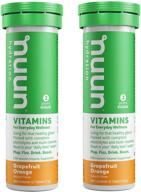 nuun vitamins grapefruit hydration supplement logo
