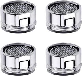 img 4 attached to 🚰 High-Quality 4 Pack Faucet Aerator with Brass Shell and Gasket - Ideal Kitchen/Bathroom Sink Replacement Parts