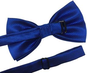 img 2 attached to Pattern Formal Pre Tied Bowties Banded Men's Accessories in Ties, Cummerbunds & Pocket Squares