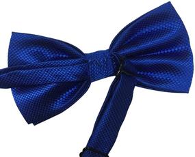 img 1 attached to Pattern Formal Pre Tied Bowties Banded Men's Accessories in Ties, Cummerbunds & Pocket Squares