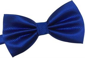 img 3 attached to Pattern Formal Pre Tied Bowties Banded Men's Accessories in Ties, Cummerbunds & Pocket Squares