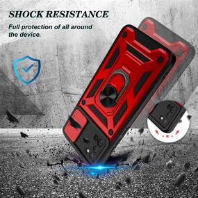 img 2 attached to DONWELL Protector Shockproof Protective 6 5Inch Red