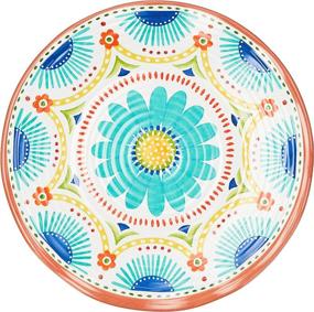 img 2 attached to 🌟 Premium Quality Certified Vera Melamine Dinnerware for International Use