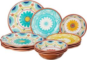 img 4 attached to 🌟 Premium Quality Certified Vera Melamine Dinnerware for International Use