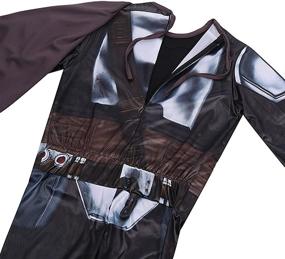 img 1 attached to Unleash Your Inner Mandalorian: Nezababy Realistic Halloween Jumpsuit