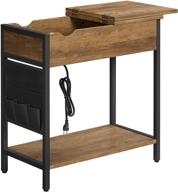 vasagle charging station nightstand ulet310b01v1 furniture логотип