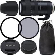 📸 tamron sp 70-200mm f/2.8 di vc usd g2 lens for nikon f: included uv & polarizing filters, lens hood, case, tripod collar & more - international version logo