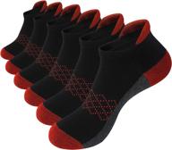 🧦 jaten men's athletic running socks: cushioned and moisture-wicking ankle socks for breathable comfort логотип