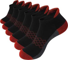 img 4 attached to 🧦 JATEN Men's Athletic Running Socks: Cushioned and Moisture-Wicking Ankle Socks for Breathable Comfort