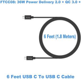 img 2 attached to 🔌 Samsung Galaxy S9/S8 Car Charger with Power Delivery 2.0 & Quick Charge 3.0 Ports & 6ft USB C Cable - Compatible with Galaxy S8, Note 8, Pixel 2/XL, Moto Z2, LG V30